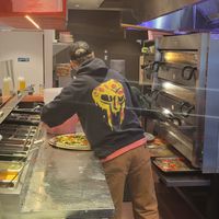 The kitchen at Hot Tongue Pizza in Los Angeles