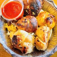 Garlic knots, really solid!  at Hot Tongue Pizza in Los Angeles