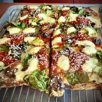 I wish I would’ve retained the name absolutely divine  at Hot Tongue Pizza in Los Angeles