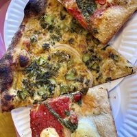 Two Sicilians and a buffalo walk into a bar …………… 😋  at Hot Tongue Pizza in Los Angeles