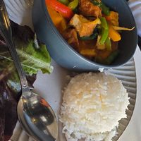 Red Curry 🍛 😋 at What De Health Thai in San Diego