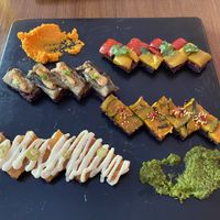 Omakase Cofu (eggplant and Salmon were my fav)  at Cofu in Vancouver