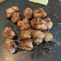 Lukewarm fried chickenn  at Cofu in Vancouver