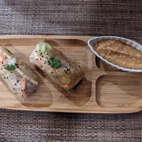 Salad rolls at Kenshō in Bucerias