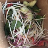 Nom du du- papaya salad   at Bánh Mì and Bottles in Philadelphia