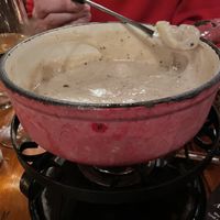 Truffle fondue VEGAN  at Baracca Zermatt in Basel