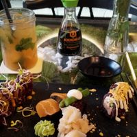 All this (2 pieces missing) + a veggie roll for 13e at Secret Garden in Munich
