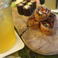 Daruma maki and Tiger tempura at Secret Garden in Munich