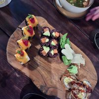 Misu Soup and different Sushis at Secret Garden in Munich
