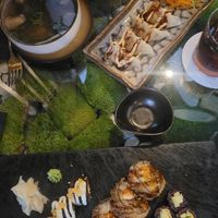 Sushi, dumplings and soup at Secret Garden in Munich