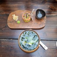 Miso Soup and Lax Tarte at Secret Garden in Munich