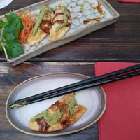 Frittierte dumplings at Secret Garden in Munich