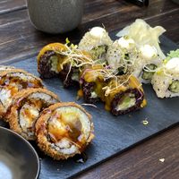 sushi lunch set   at Secret Garden in Munich