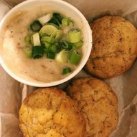 Vegan biscuits & gravy - BREAKFAST ALL DAY! at Veggie Galaxy in Cambridge