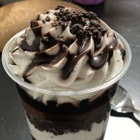 Chocolate parfait at Veggie Galaxy in Cambridge