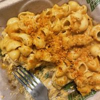 Baked vegan mac n cheese! at Veggie Galaxy in Cambridge