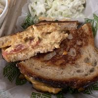 Chickpea Tuna Melt at Veggie Galaxy in Cambridge