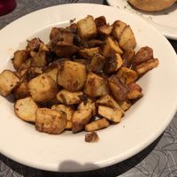 Well seasoned potatoes. at Veggie Galaxy in Cambridge