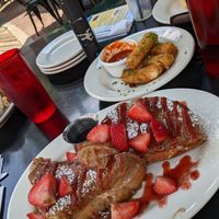 Stuffed french toast at Veggie Galaxy in Cambridge
