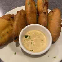 Fried pickles   at Veggie Galaxy in Cambridge