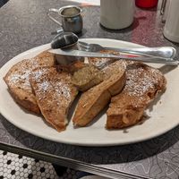 The Banana cream looks sketch I know.  But it's good! at Veggie Galaxy in Cambridge