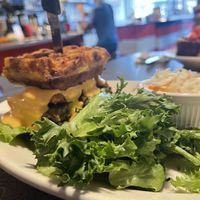 Waffle sandwich   at Veggie Galaxy in Cambridge