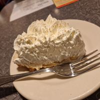 Banana cream pie at Veggie Galaxy in Cambridge