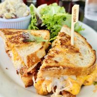 The Rachel, vegan on sourdough  at Veggie Galaxy in Cambridge