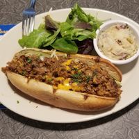 "Harlem-Style Chopped Cheese Hero" #Veganuary at Veggie Galaxy in Cambridge