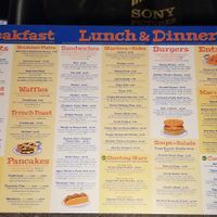 Menu, side one #Veganuary at Veggie Galaxy in Cambridge