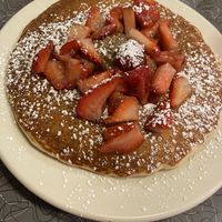 Chocolate chips pancakes   at Veggie Galaxy in Cambridge