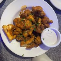 Cauliflower wings  at Veggie Galaxy in Cambridge