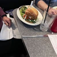 Buffalo chicken vegan sammy  at Veggie Galaxy in Cambridge