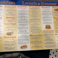 Menu  at Veggie Galaxy in Cambridge