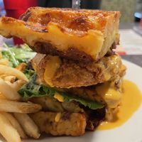 Close upp  at Veggie Galaxy in Cambridge