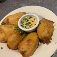 Fried pickles  at Veggie Galaxy in Cambridge