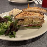 Vegan tofu club? Sandwich  at Veggie Galaxy in Cambridge