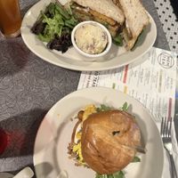 The club sandwich & great galaxy sandwich   at Veggie Galaxy in Cambridge