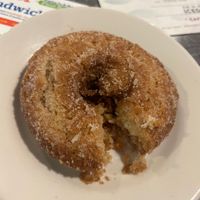 Apple cider donut  at Veggie Galaxy in Cambridge