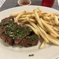 Steak Frites  at Veggie Galaxy in Cambridge