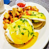 Avocado Vegan Benedict   at Veggie Galaxy in Cambridge
