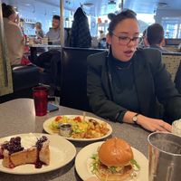   at Veggie Galaxy in Cambridge