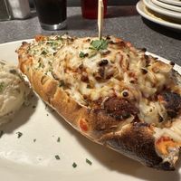 Vegan meatball sub  at Veggie Galaxy in Cambridge