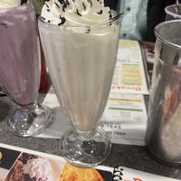 London fog frappe  at Veggie Galaxy in Cambridge