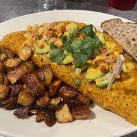Southwestern omelette  at Veggie Galaxy in Cambridge