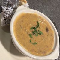 Clam chowder at Veggie Galaxy in Cambridge