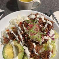 jackfruit bowl at Veggie Galaxy in Cambridge