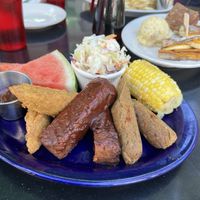 Bbq platter   at Veggie Galaxy in Cambridge