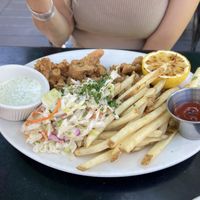 Fried clams platter  at Veggie Galaxy in Cambridge