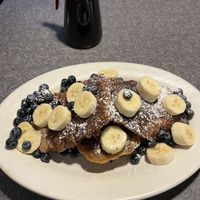Banana bread french toast  at Veggie Galaxy in Cambridge